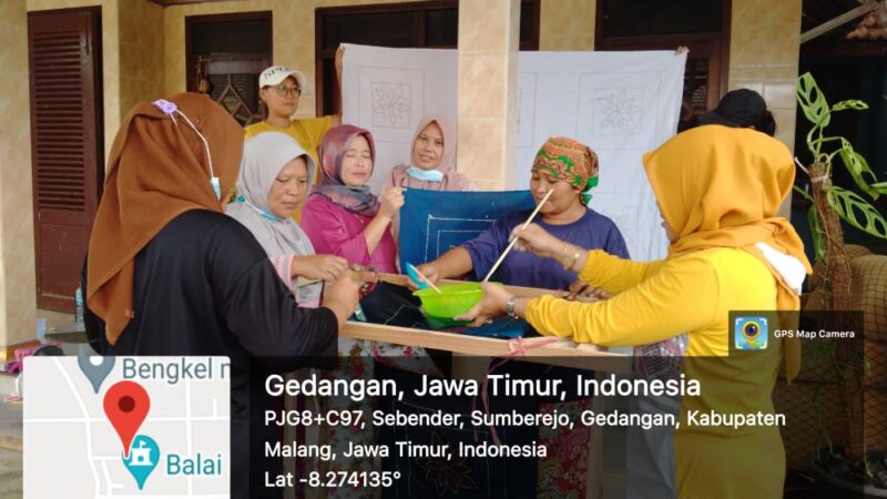Gugah Kesadaran, Emak-emak Milenial Gelar Pelatihan Keterampilan Batik Tulis