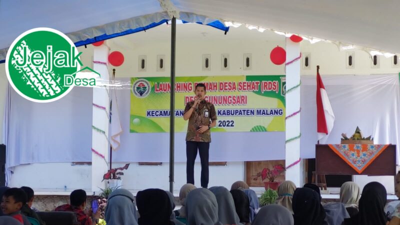 Gerak Konvergensi Stunting di Desa Kab. Malang, Gunungsari Awali launching Rumah Desa Sehat (RDS)