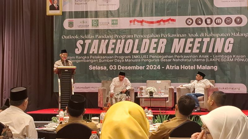 Stakeholder Meeting untuk Perkuat Pencegahan Perkawinan Anak, Ini Kata Bupati Malang dan Koorkab TPP Malang