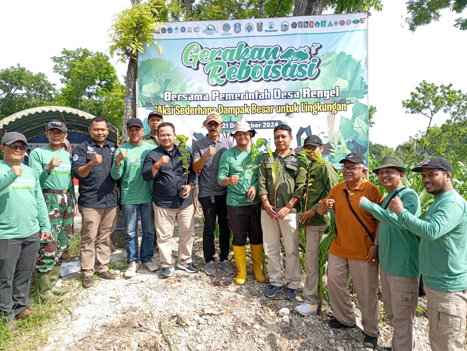 Tanam 10.000 Pohon, Pemdes Rengel: Wujudkan Ketahanan Pangan dan Kelestarian Hutan