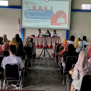 Desa Landungsari Dau Sukses Gelar Kegiatan Rumah Desa Sehat Perdana di Tahun 2025