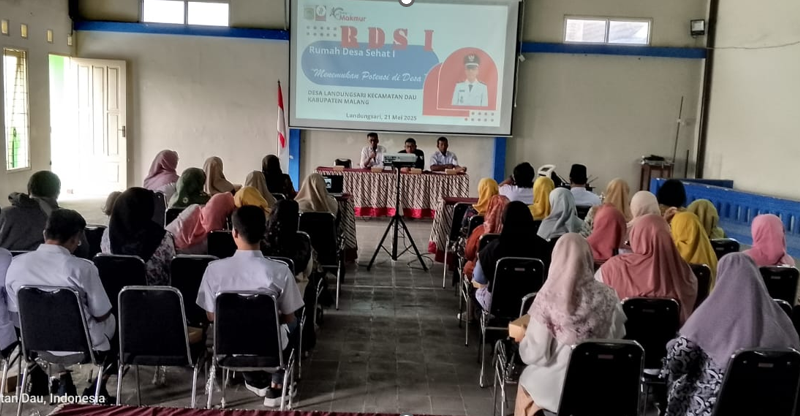 Desa Landungsari Dau Sukses Gelar Kegiatan Rumah Desa Sehat Perdana di Tahun 2025