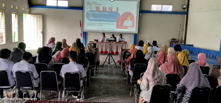 Desa Landungsari Dau Sukses Gelar Kegiatan Rumah Desa Sehat Perdana di Tahun 2025