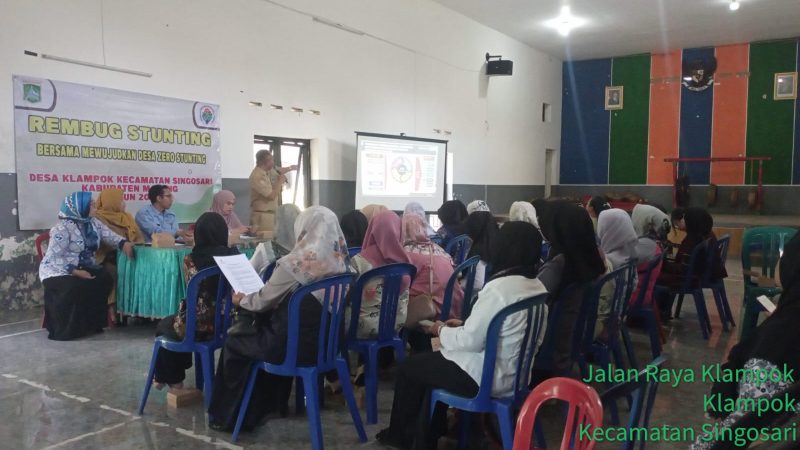 Desa Klampok Gelar Rembug Stunting, Komitmen Wujudkan Desa Zero Stunting Tahun 2025