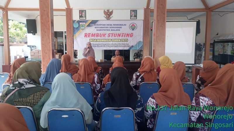 Desa Wonorejo Jadi Epilog Rembug Stunting di Kecamatan Singosari Tahun Ini