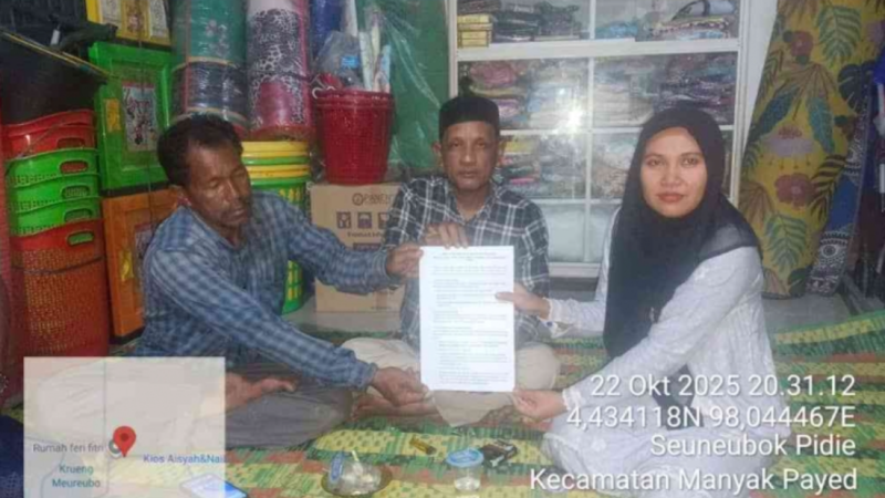 Seuneubok Pidie Jadi Desa Pertama Gelar Musdessus Dukungan KDMP di Manyak Payed (Sebuah Catatan PLD)