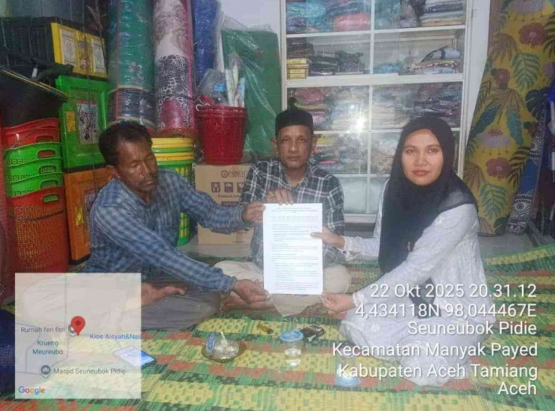 Seuneubok Pidie Jadi Desa Pertama Gelar Musdessus Dukungan KDMP di Manyak Payed (Sebuah Catatan PLD)