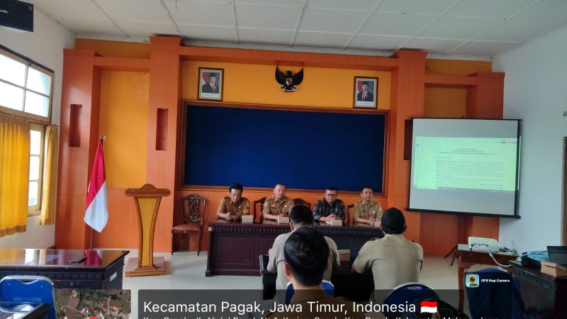 Pendamping Desa dan Pemerintah Kecamatan Pagak Verifikasi Rancangan APBDes 2026