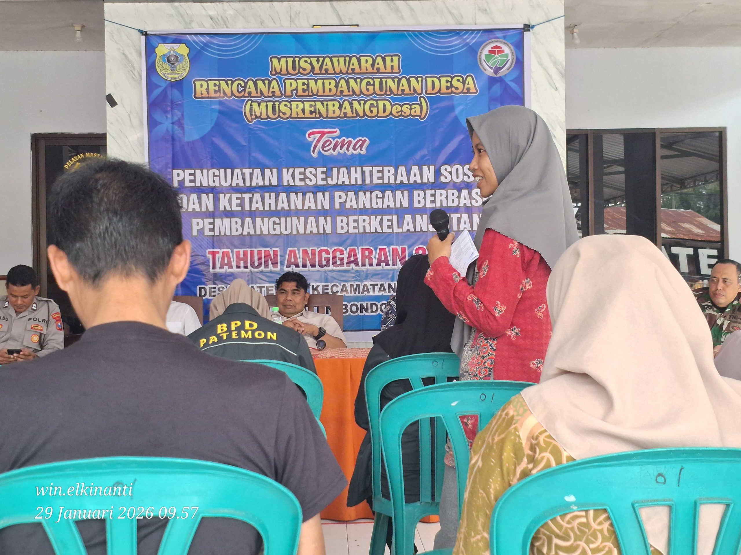 Musrenbangdes Patemon Bondowoso 2027 Fokuskan Kesejahteraan Sosial dan Ketahanan Pangan