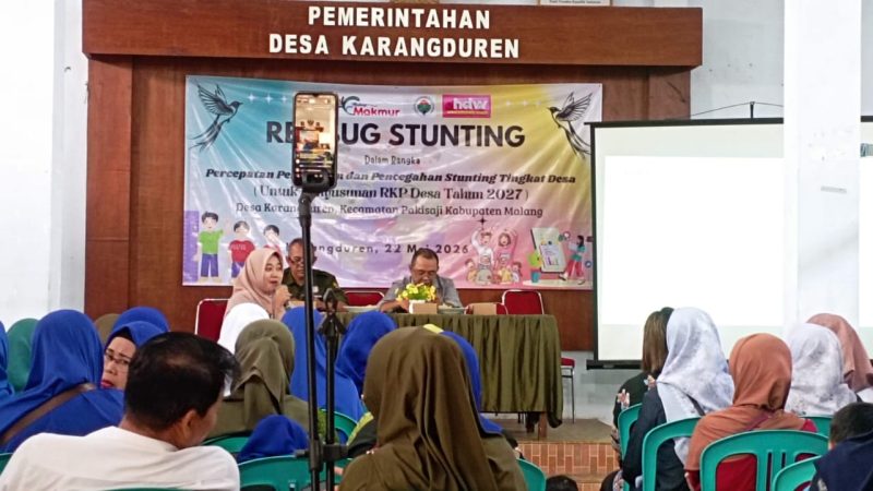 KPM Kecamatan Pakisaji Bakal Gelar Pertemuan Rutin dan Evaluasi Penanganan Stunting