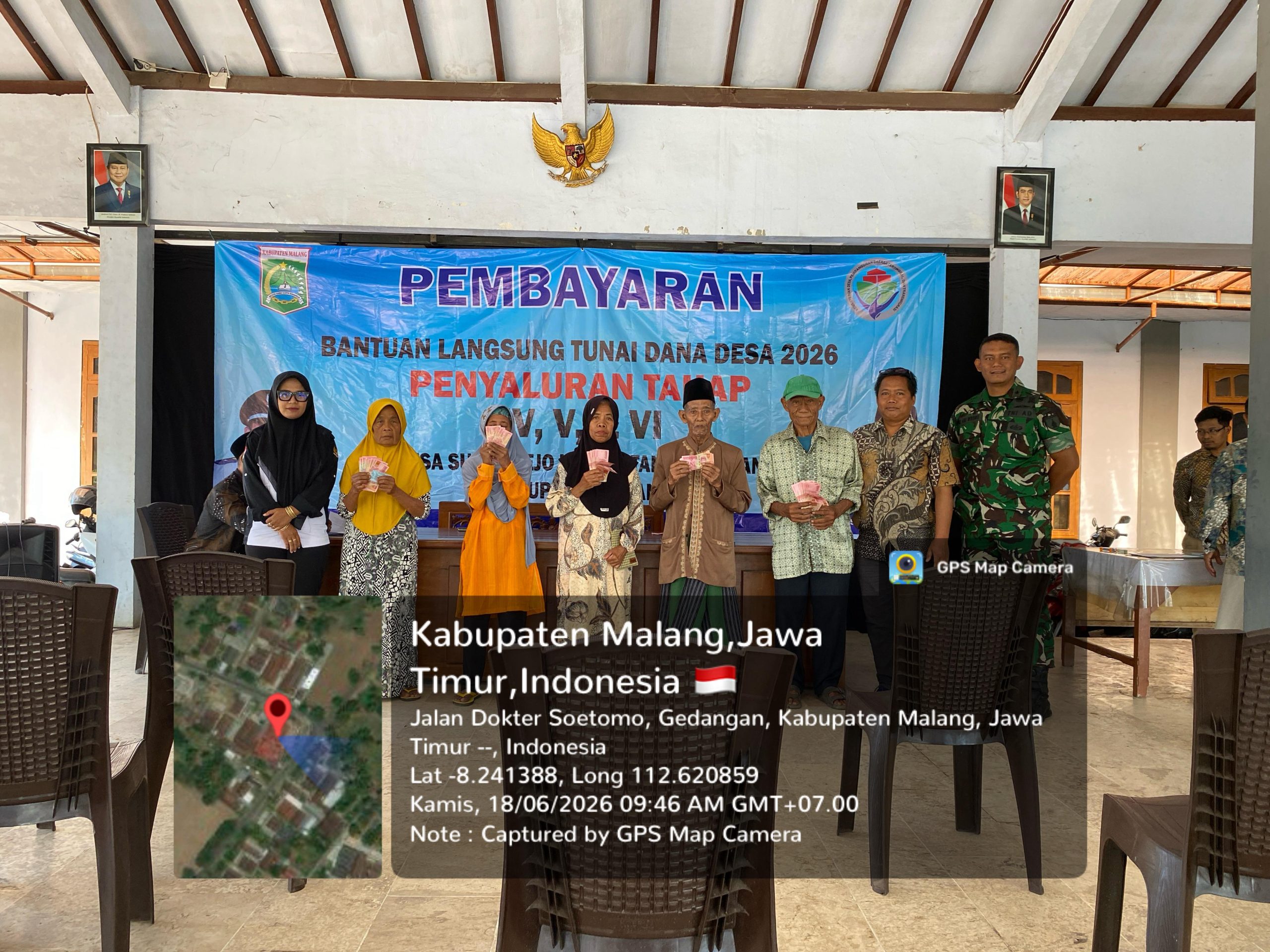 23 Keluarga di Desa Sumberejo Gedangan Terima Bantuan Langsung Tunai Dana Desa Tahun 2026