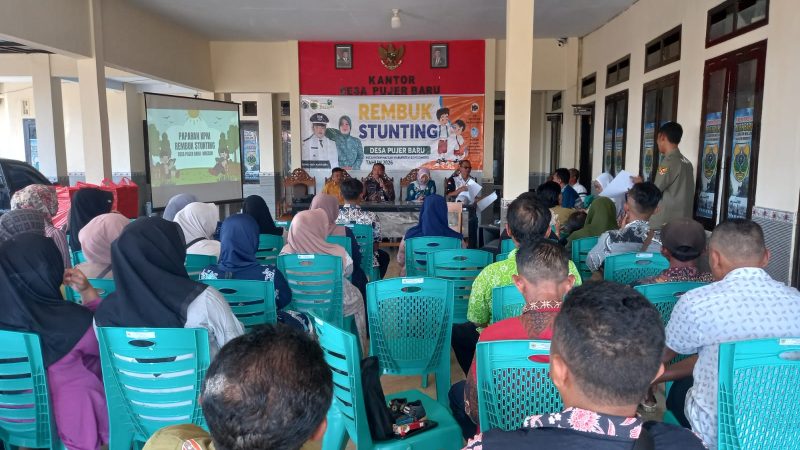 KIMUS BAPER dan KABAR SANTER, Inovasi Desa Pujer Baru Perkuat Percepatan Penurunan Stunting