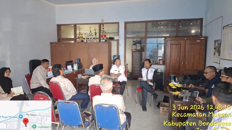 BPD Desa Penanggungan Audiensi dengan Pemerintah Kecamatan Maesan, Perkuat Sinergi Tata Kelola Pemerintahan Desa