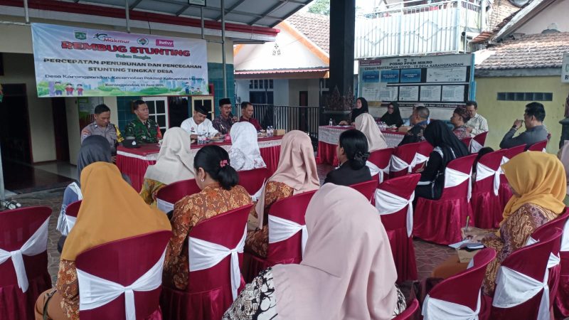 12 Desa Se Kecamatan Pakisaji Tuntas Gelar Rembug Stunting, Ada Yang Berbeda Dari Tahun Sebelumnya