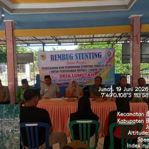 Rembuk Stunting Desa Lumutan Perkuat Komitmen Bersama Wujudkan Generasi Sehat dan Berkualitas