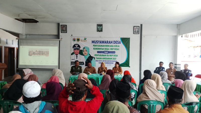 Program Super Prioritas Tahun 2027 Jadi Alternatif dalam Musyawarah Desa Suco Lor Bondowo