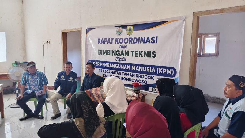 Tingkatkan Kapasitas KPM, Kecamatan Taman Krocok Gelar Bimtek eHDW dan Persiapan Rembug Stunting