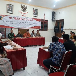 Kecamatan Ngantru Tuntaskan Musrenbang Desa, Fokus Tingkatkan Pendapatan Asli Desa di Tengah Efisiensi Anggaran