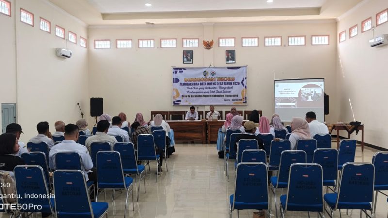 Fokus Percepatan Indeks Desa 2026, Kecamatan Ngantru Gelar Bimtek Pendataan