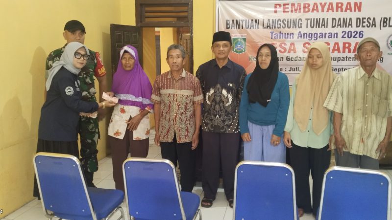 18 KPM Desa Segaran Terima BLT-DD, Pemdes Ingatkan Bantuan Dipakai untuk Kebutuhan Pokok