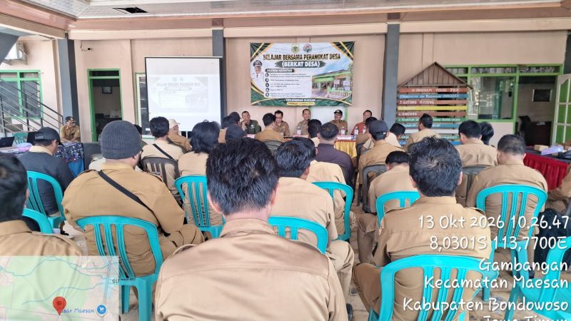 Perkuat Desa, TAPM Bondowoso Lakukan Belajar Bersama Pemerintah Desa Se Kecamatan Maesan